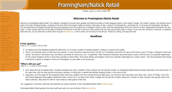 Desktop Screenshot of framinghamnatickretail.com